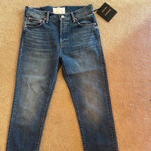 Mother Denim - The Scrapper Ankle - Cowboys Don't Cry Size 28